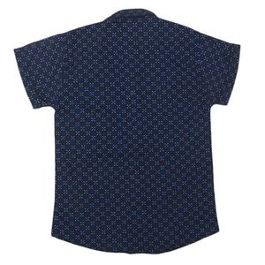 Chemise décontractée à manches courtes pour garçons - Bleu marine - Product Image 3