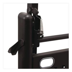 Alera ALEVA737260BK Valencia Flip Training <b>Table</b> Base with Modesty Panel 57.88w X 19.75d X 28.5h <b>Foldable</b>-Black - Product Image 2