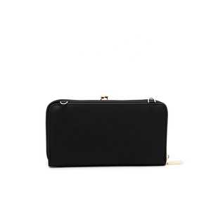 Mini portefeuille noir décontracté pour femmes P70756 Mini sac élégant - Product Image 1