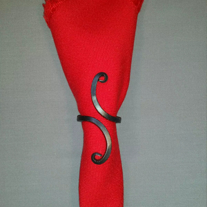 แหวนผ้าเช็ดปากเหล็กตกแต่งงานแต่งงาน เพิ่มความหรูหรา ดูดี เป็นมิตรกับสิ่งแวดล้อม ทนทาน ใช้งานได้จริง สวยงาม - Product Image 1