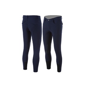 Patch fonctionnel pour genou en silicone pour hommes, compétition de sports équestres, culottes d'équitation, produits de courses de chevaux anglais d'Inde - Product Image 2