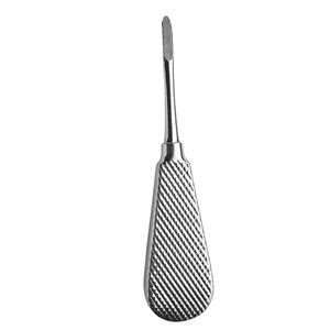 Élévateur dentaire luxuriant pour racines, droit et courbé, outils chirurgicaux pour retirer les tissus osseux dentaires par SurgiRight Instruments - Product Image 1