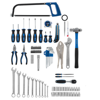 Ensemble d'outils domestiques OEM 86 pièces en gros, boîte de tournevis mécaniques, jeu de douilles à cliquet en acier CRV, mallette à outils portable OEM/ODM