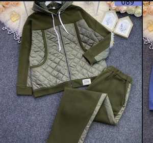 Otoño Invierno manga larga azul volante crudo bolsillos elegante mujer Boutique occidental elegante Vintage 2025 chaqueta para damas - Product Image 1