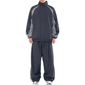 Survêtement léger coupe-vent pour homme, ensemble deux pièces, course à pied en plein air, jogging, vêtements de sport, fermeture éclair imperméable - Product Image 1