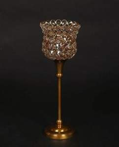 Bougeoir en métal fait main et bougeoir votif en cristal pour table et événements de mariage, festival, article décoratif - Product Image 3