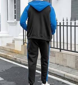 Conjunto Deportivo de Algodón 100% al por Mayor, Sudadera con Capucha para Gimnasio, Último Modelo en Color Sólido, Ropa para Correr y Trotar, Unisex, Estampado, para Invierno - Product Image 3