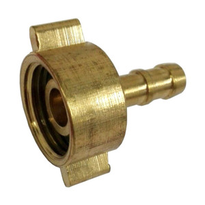 Ruota in ottone con cappuccio in gomma 1/2 x 10 mm - Product Image 1