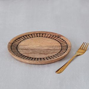Bol de service à salade en bois plateau de saladier le plus vendu taille personnalisée fabriqué en inde en toute sécurité - Product Image 4