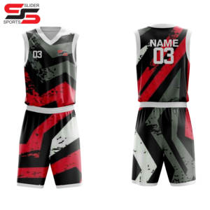Uniformes de baloncesto con nombre y número de equipo personalizados para hombre, ropa deportiva al por mayor, Jersey deportivo impreso, pantalones cortos, nuevo modelo con logotipo - Product Image 3