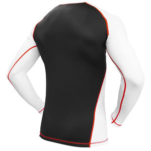 PUFFIN SPORTS T-shirt de compression athlétique de haute qualité 140g, personnalisé par sublimation, séchage rapide, en Spandex/Nylon, manches longues, pour la gym - Product Image 3