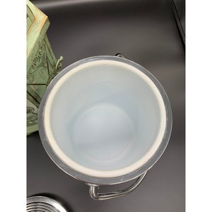 Cubo de hielo de acero de metal precioso vintage, gran estado, me encanta este cubo de hielo, bonito y limpio, color plateado, realmente genial - Product Image 4