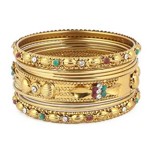 Pulseras Elegantes para Mujer, 9 Piezas - Doradas - Product Image 3