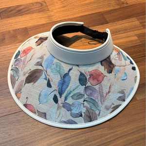 Sombrero de Sol con Diadema Abierta y Estampado Floral, Transpirable, a la Moda para Primavera/Verano, para Playa y Protección Solar - Product Image 1