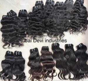 Venta al por mayor Raw Indian 100% Natural Virgin Human Hair Remy Hair with Water & Deep Waves Vendores' Unprocessed Kinky Weaving - Product Image 2