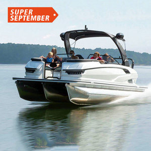 เรือท้องแบนลอยน้ำทำจากอะลูมิเนียมหลากสีงานหัตถกรรมเพื่อความบันเทิงสำหรับครอบครัว - Product Image 1