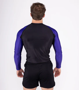 Protège-éruptions à forte demande pour hommes col rond manches complètes coupe sèche Polyester Spandex Grappling Rash Guard à des prix raisonnables - Product Image 5