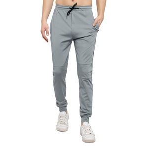 Pantalons en molleton respirants de qualité supérieure pour hommes, taille mi-haute, style vintage, écologiques, avec options personnalisables - Product Image 1