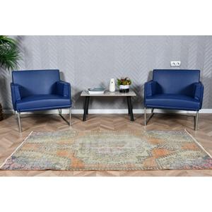 พรมวินเทจ 3.37x6.4 ฟุต สีส้มเทา พรมขนสัตว์แบบตะวันออก ตุรกี - Product Image 3