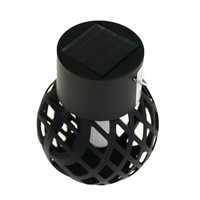 Lampe torche solaire LED suspendue pour jardin avec capteur de lumière et batterie incluse ATMOSPHERE LOFT BROKEN THROUGH