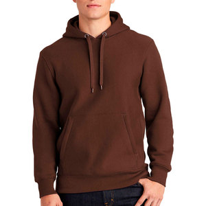 Sweat à capuche en molleton de coton uni, design personnalisé, haute qualité, avec poche kangourou - Product Image 6