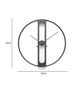 Horloge murale analogique en métal de luxe, taille et design personnalisés, avec couleur et taille personnalisées pour la décoration de la maison - Product Image 2
