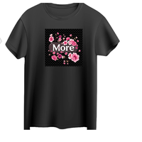 T-shirt court décontracté basique personnalisé pour femme, 100 % coton 160 g/m², imprimé de haute qualité, uni, boutonné, toutes saisons, grandes tailles