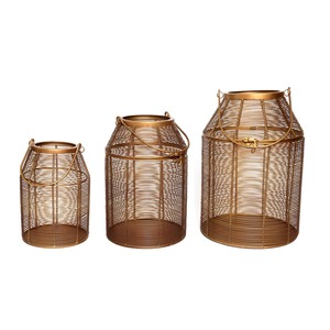 Aluminium Grave <b>Lantern</b> With Leaf Motif Custom Colours Indoor and Outdoor Home & Garden Decoration Lightning Classic Design - Product Image 1