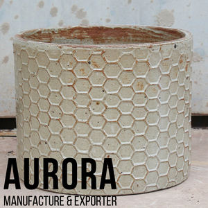 Maceta y jardinera de cerámica esmaltada para exteriores, diseño ecológico para el hogar y el jardín - Product Image 3