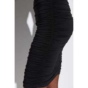 Minivestido fruncido con detalle de anillo en la espalda - Product Image 5