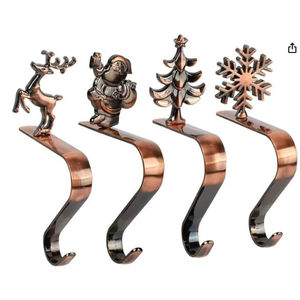 Meilleure qualité métal Cooper fini bas crochet lot de 2 porte bas dernière conception décoration de la maison bas cintre - Product Image 5