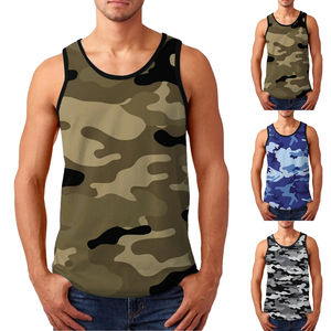 Camiseta de gimnasio de verano de secado rápido de alta calidad, camiseta sin mangas con estilo informal Premium, camiseta sin mangas transpirable personalizada de algodón 100% para hombre - Product Image 2