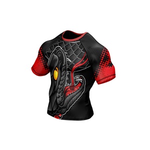 Rashguard à manches longues Compression personnalisé pour hommes Style sportif MMA Fitness hauts en tissu tricoté pour les occasions - Product Image 5