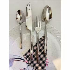 Juego de Cubiertos de Acero Inoxidable Hechos a Mano, Juego de Cubiertos de Alta Calidad, Juego de Cubiertos Decorativos de Acero Inoxidable para Comedor, Gran Venta - Product Image 1
