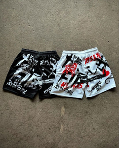 Pantalones Cortos de Baloncesto de Malla con Nuevo Diseño, 100% Poliéster, Casuales, de Secado Rápido, Transpirables, Personalizables, de Alta Calidad para Hombre - Product Image 4