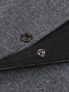 Chaqueta Varsity de Lona para Hombre M&F con Logotipo Personalizado, Cuello Alto, Alta Calidad, Ecológica, Resistente al Viento, Corte Holgado Informal, Otoño Invierno 2025 - Product Image 4