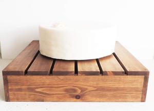Handmade <b>Square</b> Wooden Cake Stand for Serving Cupcakes & Desserts Wedding Decorations Cake <b>Tool</b> - Product Image 2