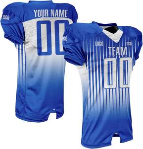 Nouvelle conception, uniforme de football américain professionnel, ensemble de maillot et de pantalon, taille plus, short personnalisé, équipe personnalisée, 100% polyester, logo personnalisé - Product Image 2