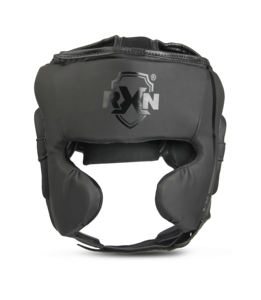 RXN Protège-tête de boxe en cuir de haute qualité Entraînement confortable Toutes saisons Logo personnalisé Couleurs Fabricant Fournisseur Équipement - Product Image 1