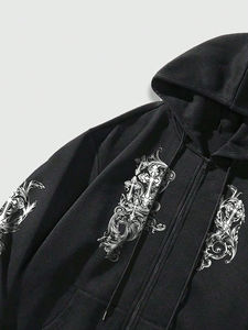 Nueva Sudadera con Pedrería, Sudadera Personalizada con Pedrería, Sudadera Térmica de Alta Calidad, Precio Casual, Sudadera con Pedrería - Product Image 4