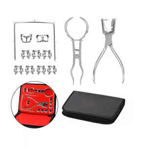 Outils de barrage en caoutchouc de dentiste | Kit de perforateur de barrage en caoutchouc en acier inoxydable d'instrument dentaire | Ensembles de pinces de barrage en caoutchouc dentaire - Product Image 5