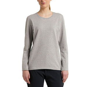 Vente en gros de t-shirts unis de qualité supérieure pour femmes t-shirts à manches longues confortables et promotionnels de bonne qualité - Product Image 1