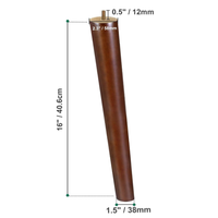 Pieds de table en bois massif, modernes et de haute qualité, pour meubles DIY, tables à manger, tables basses, cuisine, extérieur, salon, chambre à coucher