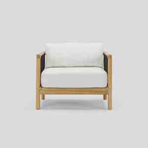 Modern Single Antique Rope Sofa <b>Chair</b> Comfortable Leisure Hotel Furniture for Outdoor Villa Park Courtyard <b>Lounge</b> Sofa - Product Image 4
