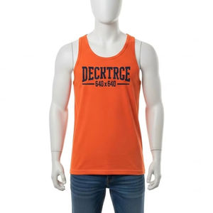 Débardeurs pour hommes, imprimés par décharge, brodés, en mélange de coton, sans manches, vêtements de sport, vêtements de gym, fournisseur de vêtements en gros, offre de vente en gros - Product Image 1