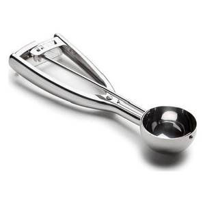 Ghidini Cipriano Smart 0312 - Cuchara para Helado de Acero Inoxidable con Mecanismo de Resorte, Herramienta Premium para Helado - Product Image 1