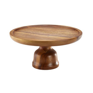 Mayorista Soporte de pastel de madera Diseño antiguo Hecho a mano Venta al por mayor Soporte de pastel Top redondo Nuevo Soporte de pastel de madera asequible de lujo - Product Image 5