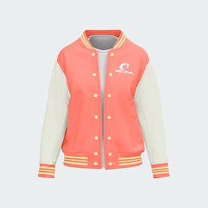 Ostriya Streetwear <b>Denim</b> Windproof Baseball Varsity College Letterman <b>Jacket</b> Front Logo Breathable Quick Dry V-neck Winter Men - Product Image 6