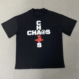 Camiseta informal de algodón 100% para hombre, estampado DTG de alta calidad, nuevo diseño, hombros caídos, ajuste holgado y talla grande - Product Image 2