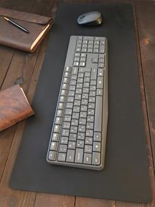 Tapis de bureau en cuir véritable de luxe haut de gamme, anti-odeurs, résistant, surface antidérapante, fait à la main pour une utilisation au bureau, LDM-0165 - Product Image 3